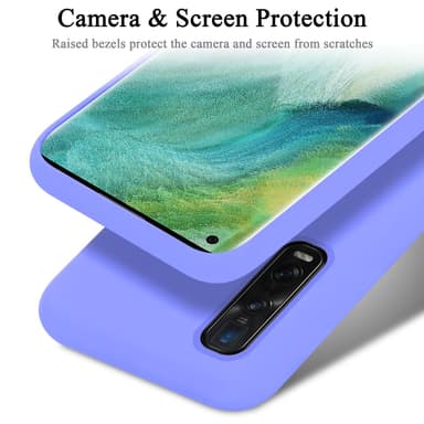 Oppo FIND X2 PRO silikondeksel case (lilla)