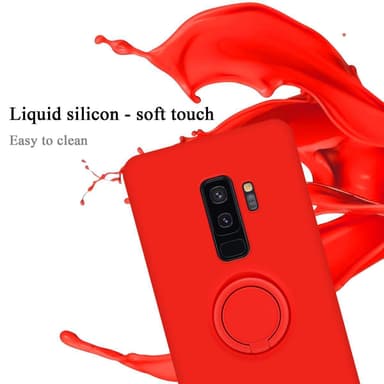 Deksel Samsung Galaxy S9 PLUS Ring Case (rød)