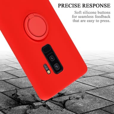 Deksel Samsung Galaxy S9 PLUS Ring Case (rød)