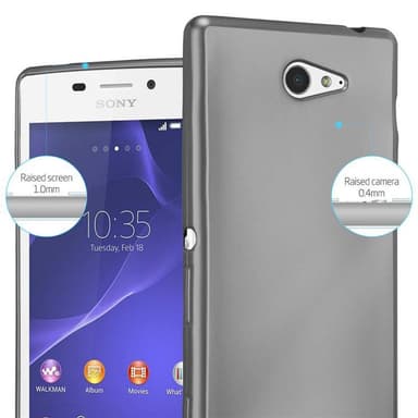 Deksel Sony Xperia M2 / M2 AQUA Case Cover (grå)