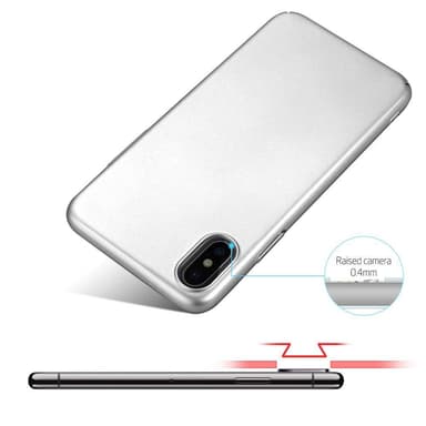 Deksel iPhone X / XS Case Cover (sølv)