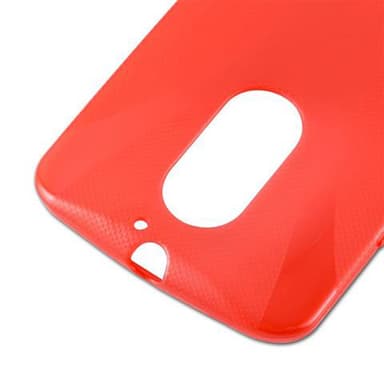 Motorola MOTO X3 Deksel Case Cover (rød)
