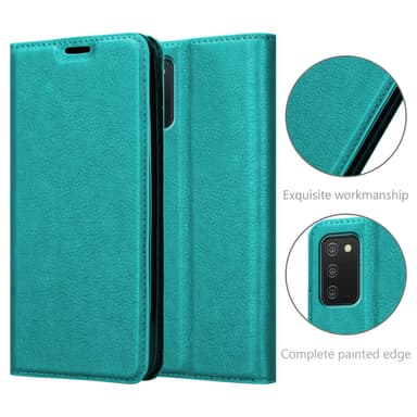 Samsung Galaxy A03s lommebokdeksel case (turkis)
