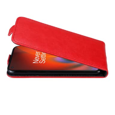 OnePlus Nord 2 5G deksel flip cover (rød)