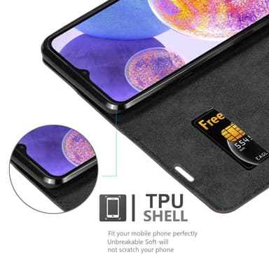 Samsung Galaxy A23 4G lommebokdeksel case (brun)