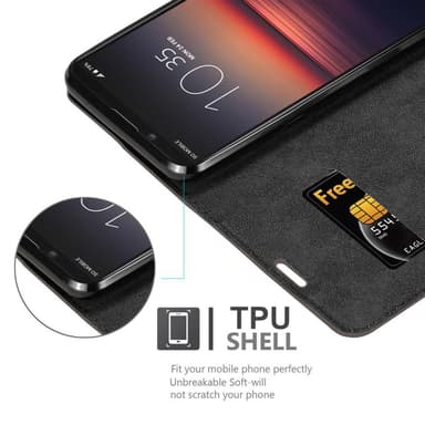 Sony Xperia 1 II lommebokdeksel case (brun)