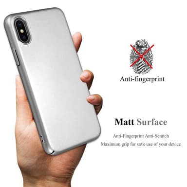 Deksel iPhone X / XS Case Cover (sølv)