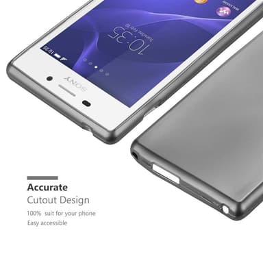 Deksel Sony Xperia M2 / M2 AQUA Case Cover (grå)