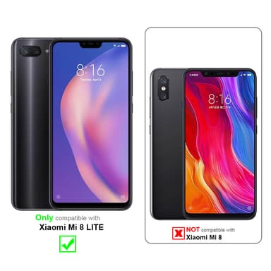 Xiaomi Mi 8 LITE Skjermbeskytter Skärmskydd (hvit)