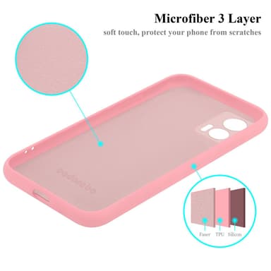 Motorola EDGE 30 NEO silikondeksel case (rosa)