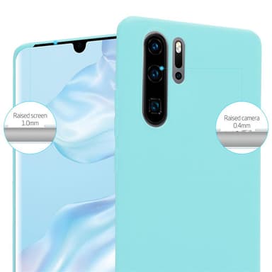 Deksel Huawei P30 PRO Silikon cover (blå)