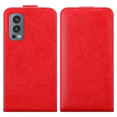 OnePlus Nord 2 5G deksel flip cover (rød)