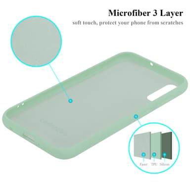 Samsung Galaxy A70 / A70s silikondeksel case (grønn)