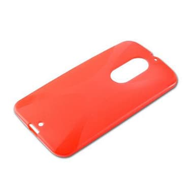 Motorola MOTO X3 Deksel Case Cover (rød)