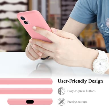 Motorola EDGE 30 NEO silikondeksel case (rosa)