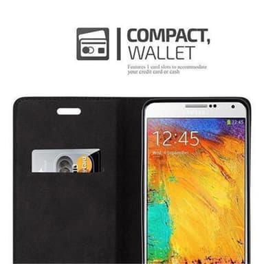 Samsung Galaxy NOTE 3 lommebokdeksel case (brun)