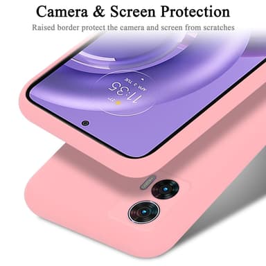Motorola EDGE 30 NEO silikondeksel case (rosa)