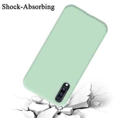 Samsung Galaxy A70 / A70s silikondeksel case (grønn)