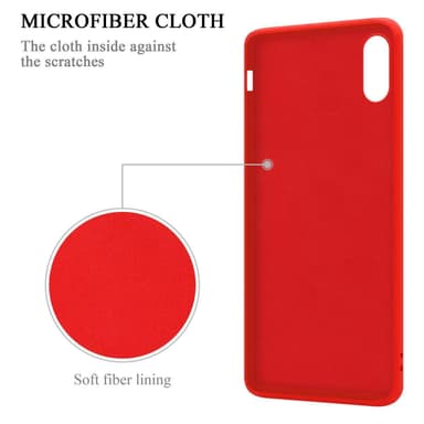 Deksel iPhone XS MAX Ring Case (rød)