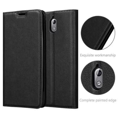 Nokia 3.1 lommebokdeksel case (svart)