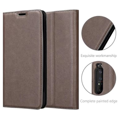Sony Xperia 1 II lommebokdeksel case (brun)