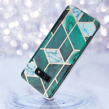 Samsung Galaxy S10 4G lommebokdeksel etui (grønn)
