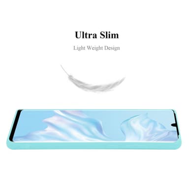 Deksel Huawei P30 PRO Silikon cover (blå)