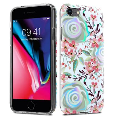 iPhone 7 / 7S / 8 / SE 2020 lommebokdeksel Blomster