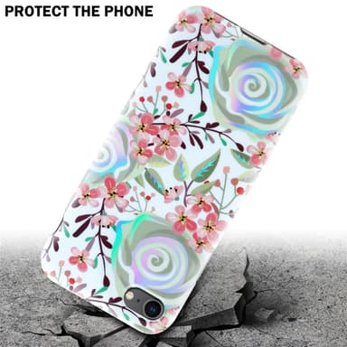iPhone 7 / 7S / 8 / SE 2020 lommebokdeksel Blomster