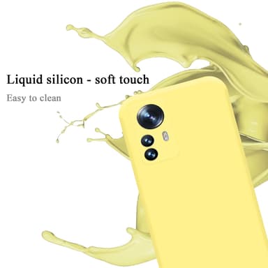 Xiaomi 12 PRO silikondeksel case (gul)