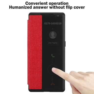 Huawei MATE 30 PRO lommebokdeksel etui (rød)