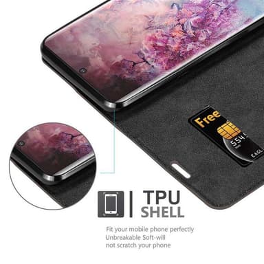 Samsung Galaxy NOTE 10 PLUS lommebokdeksel case (brun)
