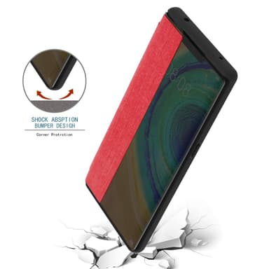 Huawei MATE 30 PRO lommebokdeksel etui (rød)