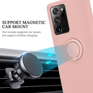 Deksel Samsung Galaxy NOTE 20 ULTRA Ring Case (rosa)