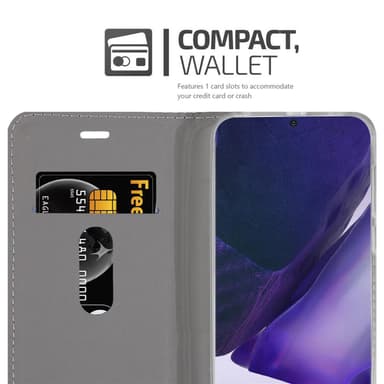 Samsung Galaxy NOTE 20 PLUS lommebokdeksel etui (grå)