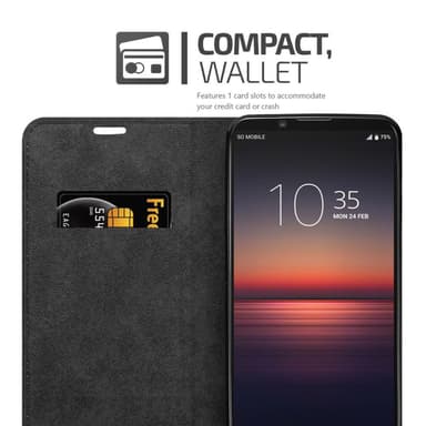 Sony Xperia 1 II lommebokdeksel case (brun)