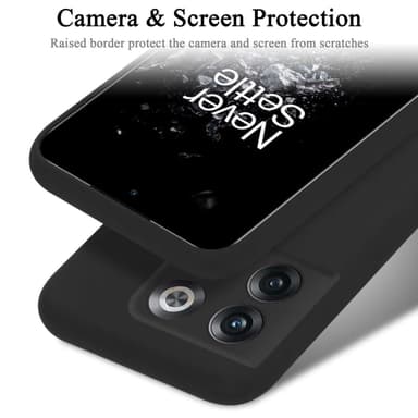 OnePlus 10T / ACE PRO silikondeksel case (Svart)