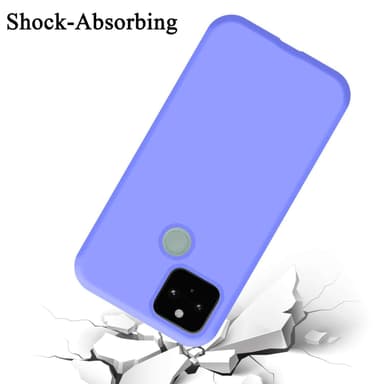 Google PIXEL 5 silikondeksel case (Lilla)