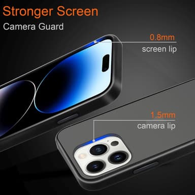 iPhone 14 PRO Deksel Case Cover (gjennomsiktig)