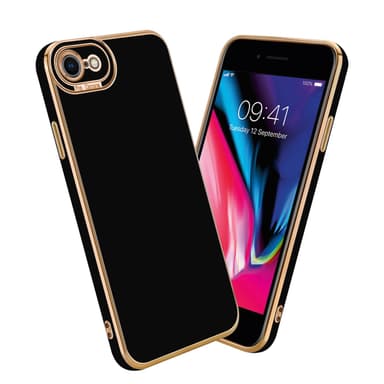 iPhone 7 / 7S / 8 / SE 2020 silikondeksel cover (svart)