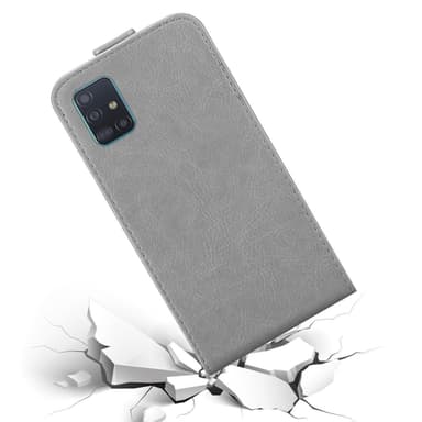 Samsung Galaxy A51 5G deksel flip cover (grå)