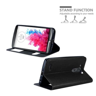 LG G3 lommebokdeksel cover (svart)