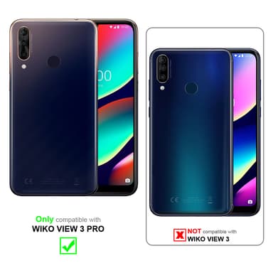 Deksel WIKO VIEW 3 PRO Veske (Svart)