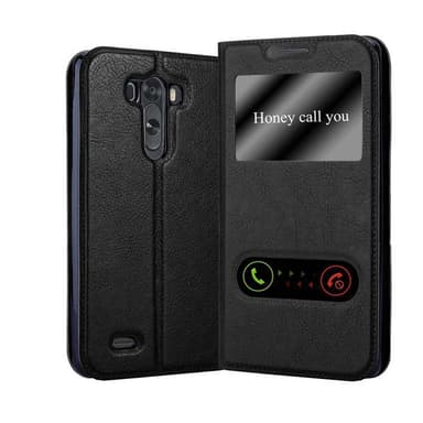 LG G3 lommebokdeksel cover (svart)