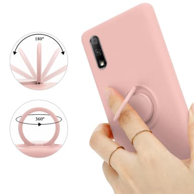 Deksel Honor 9X Ring Case (rosa)