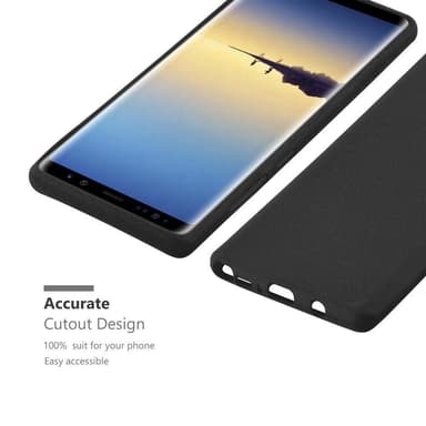Deksel Samsung Galaxy NOTE 8 case (svart)