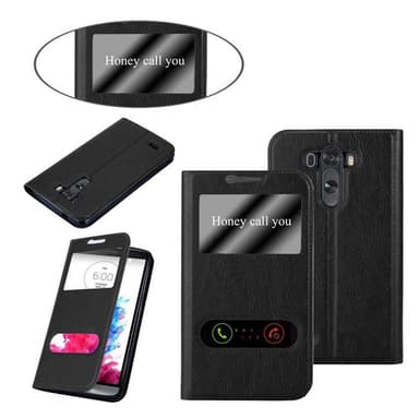 LG G3 lommebokdeksel cover (svart)