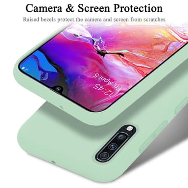 Samsung Galaxy A70 / A70s silikondeksel case (grønn)