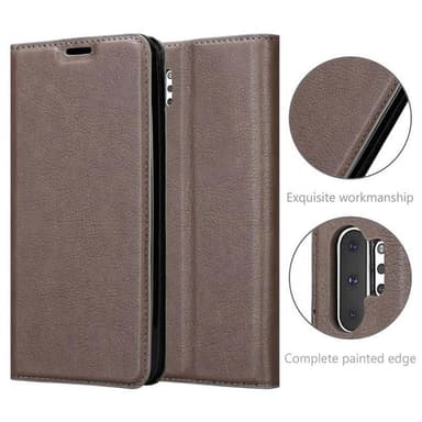 Samsung Galaxy NOTE 10 PLUS lommebokdeksel case (brun)