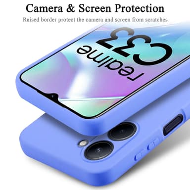 Realme C33 silikondeksel case (Lilla)